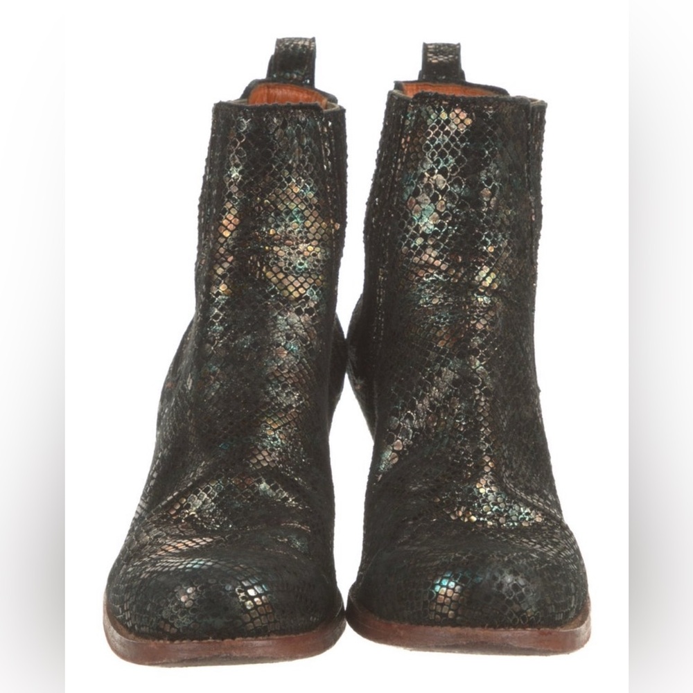 Penelope Chilvers Salva Metallic Ankle Boots - Picture 4 of 14